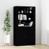 Skříň highboard černá kompozitní dřevo 3185360