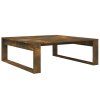 Konferenční stolek kouřový dub 100x100x35 cm kompozitní dřevo 815999