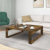 Konferenční stolek kouřový dub 100x100x35 cm kompozitní dřevo 815999