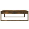 Konferenční stolek kouřový dub 100x100x35 cm kompozitní dřevo 815999