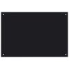 Kuchyňský panel černý 90 x 60 cm tvrzené sklo 249489