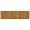 Zahradní vyvýšený záhon 280 x 80 x 80 cm cortenová ocel 824540
