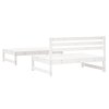 2dílná zahradní sedací souprava bílá masivní borové dřevo 825724