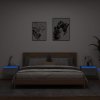 Nástěnné noční stolky s LED osvětlením 2 ks šedé sonoma 836837