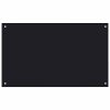 vidaXL Kuchyňský panel černý 100 x 60 cm tvrzené sklo 249492