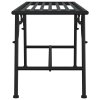 Lavice kolem stromu 110 cm černá ocel 318827