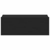Plovoucí noční stolky 2 ks černé 40x30x15 cm kompozitní dřevo 800309