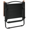 Kempingové židle 2 ks černé 54 x 43 x 59 cm oxfordská látka 319482