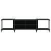 TV skříňka černá 203 x 37 x 50 cm kompozitní dřevo 837607