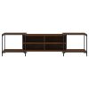 TV skříňka hnědý dub 203 x 37 x 50 cm kompozitní dřevo 837611