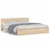 Rám postele s čelem dub sonoma 160 x 200 cm 3207471