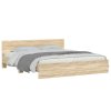 Rám postele s čelem dub sonoma 160 x 200 cm 3207471
