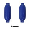 Lodní nárazník 2 ks modrý 69 x 21,5 cm PVC 92379