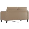 2místná pohovka cappuccino 140 cm umělá kůže 359121