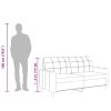 2místná pohovka cappuccino 140 cm umělá kůže 359121