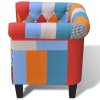 Křeslo patchwork textilní 241027
