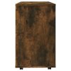 Odkládací stolek kouřový dub 70 x 35 x 55 cm kompozitní dřevo 815105