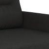 3místná pohovka černá 180 cm textil 359247