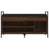 Lavice s botníkem hnědý dub 105,5x32x57,5 cm kompozitní dřevo 835216