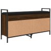 Lavice s botníkem hnědý dub 105,5x32x57,5 cm kompozitní dřevo 835216