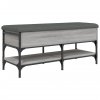 Lavice s botníkem šedá sonoma 102 x 42 x 45 cm kompozitní dřevo 835200