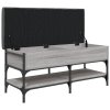 Lavice s botníkem šedá sonoma 102 x 42 x 45 cm kompozitní dřevo 835200