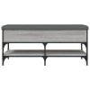 Lavice s botníkem šedá sonoma 102 x 42 x 45 cm kompozitní dřevo 835200