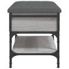 Lavice s botníkem šedá sonoma 62 x 42 x 45 cm kompozitní dřevo 835190