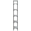 Knihovna s 5 policemi šedá sonoma 60,5 x 24 x 166,5 cm kompozit 838866