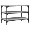 Lavice s botníkem šedá sonoma 70x38,5x49 cm kompozitní dřevo 839041