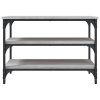 Lavice s botníkem šedá sonoma 70x38,5x49 cm kompozitní dřevo 839041