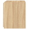 Nástěnné TV skříňky s LED 2 ks dub sonoma 40,5 x 35 x 40 cm 837251