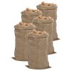 Jutové pytle 5 ks 65 x 135 cm 100% juta 340 g/m² 155785