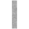 Botník se 4 výklopnými zásuvkami betonově šedý 80x34x187,5 cm 3214381