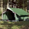 Kempingový stan pro 2 osoby zelený nepromokavý 94359