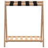Stojan na zavazadlo 68,5 x 38 x 58 cm bambus 356365