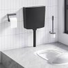 Splachovací WC nádržka se spodním přívodem vody 3/6 l černá 148012