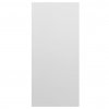 Knihovna/příborník bílá lesklá 66x30x130 cm kompozitní dřevo 800159