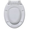WC sedátka s funkcí pomalého sklápění 2 ks bílá plastová 275927