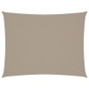 Stínící plachta oxfordská látka obdélníková 3 x 4,5 m taupe 135431