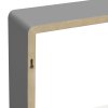 Nástěnné police kostky 3 ks šedé MDF 323954