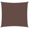 Stínící plachta oxfordská látka čtvercová 4 x 4 m hnědá 135799
