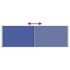 Zatahovací boční markýza 200x600 cm modrá 317972