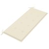 Skládací zahradní lavice s poduškou 118 cm bambus 3063851