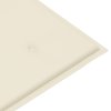 Skládací zahradní lavice s poduškou 118 cm bambus 3063851