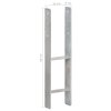 Plotové kotvy 6 ks stříbrné 14 x 6 x 60 cm pozinkovaná ocel 145309