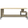 TV stolek dub sonoma 102x40x41 cm kompozitní dřevo a ocel 842412