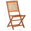 11dílný zahradní jídelní set 280x90x75cm masivní akáciové dřevo 3086980