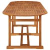 11dílný zahradní jídelní set 280x90x75cm masivní akáciové dřevo 3086980