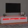 TV skříňka s LED osvětlením bílá 195 x 35 x 40 cm 3152738